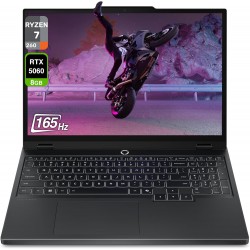 Lenovo Legion 5 Gen 10 Gaming Laptop, AMD Ryzen 7-260, 16 GB DDR5 RAM, 1 TB PCIe SSD, 15.1" WQXGA (2560x1600) Display, Nvidia G-Force RTX 5060, 24-Zone RGB Backlit Keyboard, W11 Home, Eclipse Black