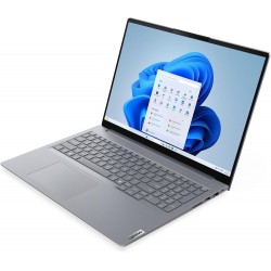 Lenovo ThinkBook 16 G8 Business Laptop – Intel Core Ultra 5 225U, 16GB DDR5 Memory, 512GB PCIe SSD, 16" FHD+ Display, Fingerprint Security, Backlit Keyboard, Wi-Fi 6, Windows 11 Pro