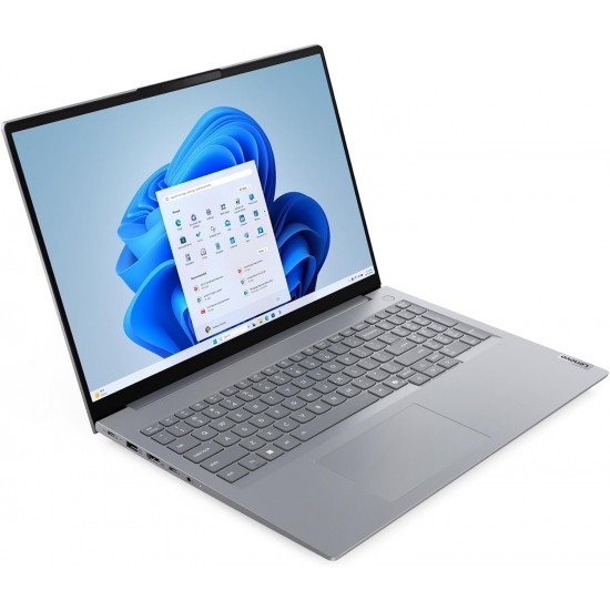 Lenovo ThinkBook 16 G8 Business Laptop – Intel Core Ultra 7-255H, 16GB DDR5 Memory, 512GB PCIe SSD, 16" FHD+ Display, Fingerprint Security, Backlit Keyboard, Wi-Fi 6, Windows 11 Pro