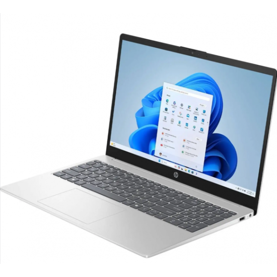 HP 15-fc0146dx Laptop, 15.6" FHD Touch Display, AMD Ryzen 5 7520U, 8GB RAM, 512GB SSD, AMD Radeon Graphics, English Keyboard, Windows 11 Home, Natural Silver