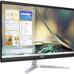 Aspire C24 All-in-One Desktop With 23.8-Inch Display, Core i5-1240P Processor/8GB RAM/512GB SSD/Intel UHD Graphics/Windows 11 Home English/Arabic Black
