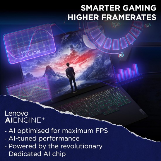 Lenovo Legion Pro 7 Gaming Laptop – 16" WQXGA 240Hz, Core i9-14900HX, 16GB RAM, 1TB SSD, NVIDIA RTX 4080 12GB, RGB Keyboard, Win11 – Includes Lenovo ThinkSmart View 8” Display (Grey) Lenovo Legion Pro 7 Gaming Laptop – 16" WQXGA 240Hz, Core i9-14900HX, 16GB RAM, 1TB SSD, NVIDIA RTX 4080 12GB, RGB Keyboard, Win11 – Includes Lenovo ThinkSmart View 8” Display (Grey)