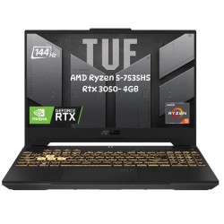 Asus TUF Gaming A15 (2024) Laptop AMD Ryzen 5-7535HS / 15.6inch FHD 144Hz/ 1TB SSD / 16GB RAM / 4GB NVIDIA GeForce RTX 3050 Graphics / Windows 11  English  Keyboard / Graphite Black .