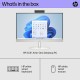 HP All-in-One AI 24-cr2026nh Desktop Computer, 24” FHD IPS Touch Display, Intel Core Ultra 7 255U, 8GB DDR5 RAM, 512GB NVMe SSD, Intel UHD Graphics, Windows 11 Pro, Wired Keyboard & Mouse, Snow White 