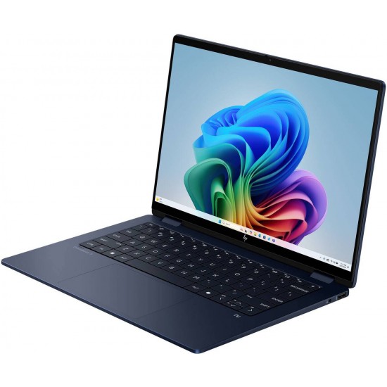 HP OmniBook X Flip 14-fm0013dx 2-in-1 Convertible Laptop (2025) – 14" 2K Touchscreen, Intel® Core™ Ultra 5 226V, 16GB LPDDR5X RAM, 1TB PCIe SSD, Intel® Arc™ 130V Graphics, Windows 11 Home, Backlit Keyboard, Atmospheric Blue – International Version