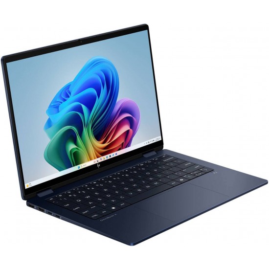 HP OmniBook X Flip 14-fm0013dx 2-in-1 Convertible Laptop (2025) – 14" 2K Touchscreen, Intel® Core™ Ultra 5 226V, 16GB LPDDR5X RAM, 1TB PCIe SSD, Intel® Arc™ 130V Graphics, Windows 11 Home, Backlit Keyboard, Atmospheric Blue – International Version