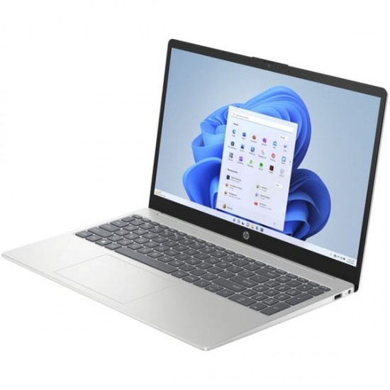 HP (2023) Laptop – Intel Core i3-N305 / 15.6inch FHD / 256GB SSD / 4GB RAM / Intel UHD Graphics / Windows 11 Home / English & Arabic Keyboard / Natural Silver 