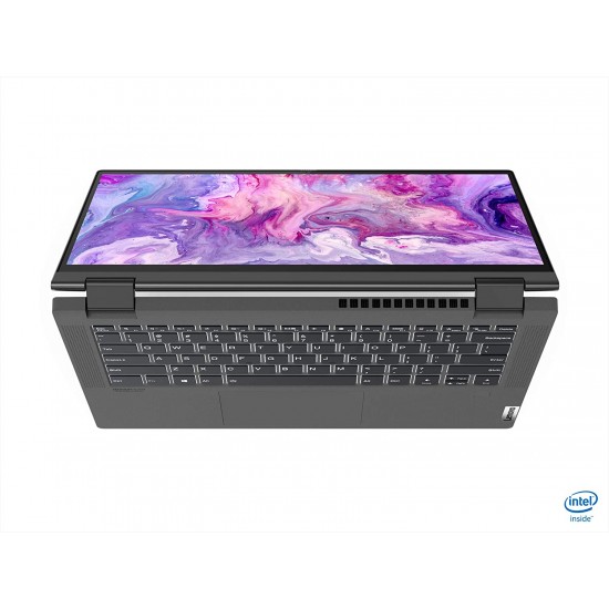 Lenovo IdeaPad Flex 5 14ABR8 2-in-1 Laptop with Pen – Ryzen 7 7730U | 16GB RAM | 512GB SSD | 14" WUXGA Touch Display | Windows 11 | Backlit English-Arabic Keyboard | Arctic Grey